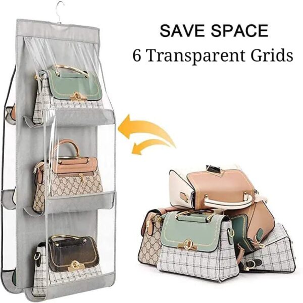 👜 *Purse Organizer* 👜  _6 Pocket Dust Proof Purse Storage_